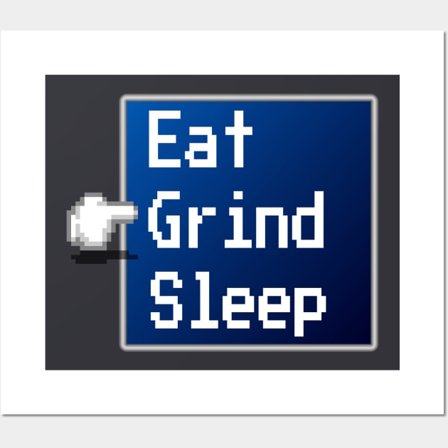 Eat Grind Sleep Selection Wall Art by Bruce Brotherton